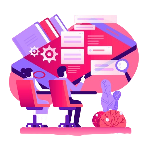 Data visualization illustration